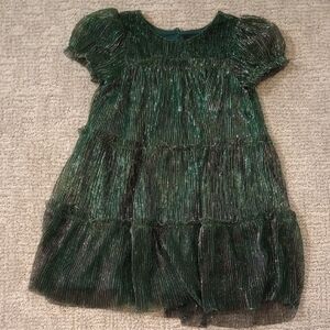 Elegant Green Kids Costume Dress